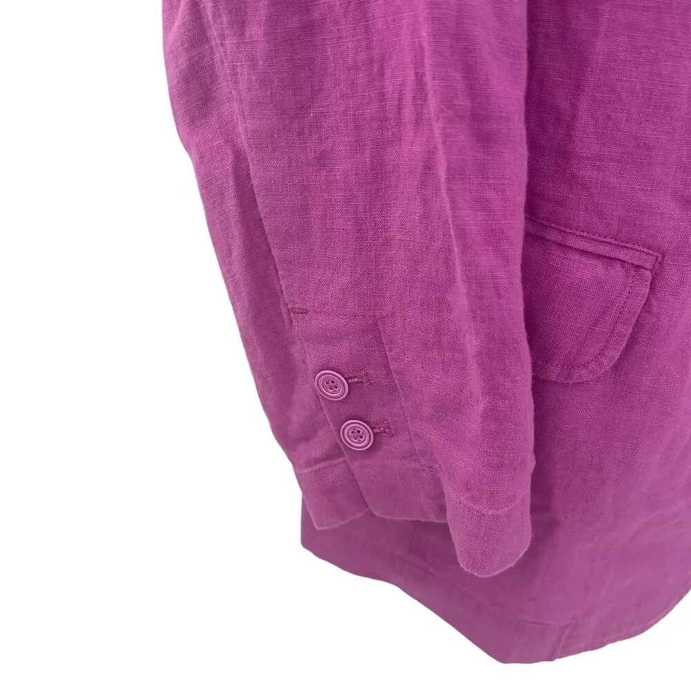 J.Jill Tall Summer Linen women’s blazer and tank top set - Picture 4 of 11